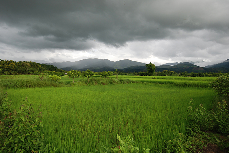 Rainy season Laos